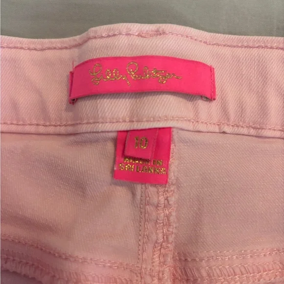 Lilly Pulitzer Pink Straight Leg Jeans - Picture 4 of 6